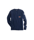 Vineyard Vines - Playera de Manga Larga "Football Whale" (Hombre)