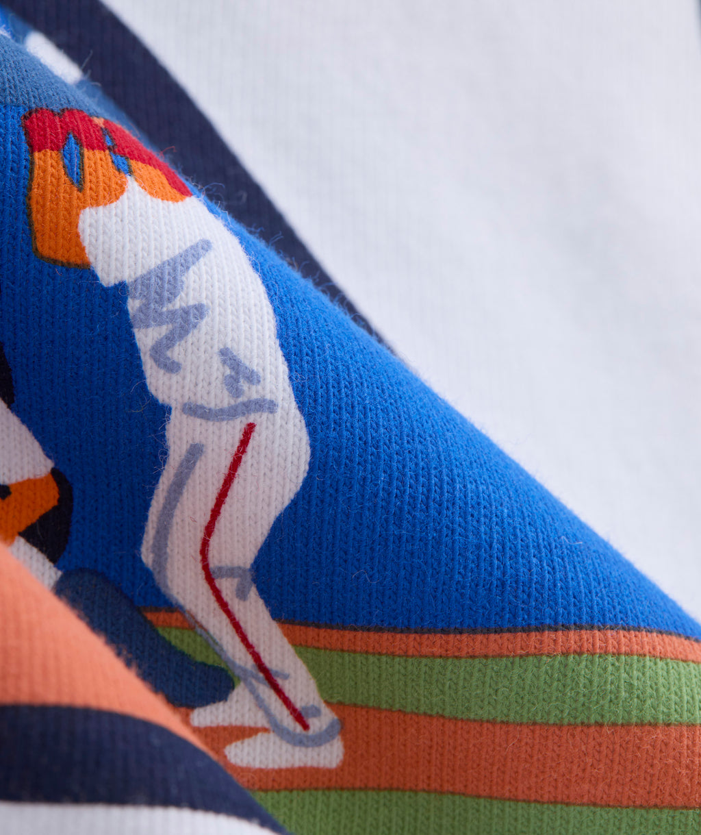 Vineyard Vines - Playera de Manga Larga "Baseball Crowd Whale" (Hombre)