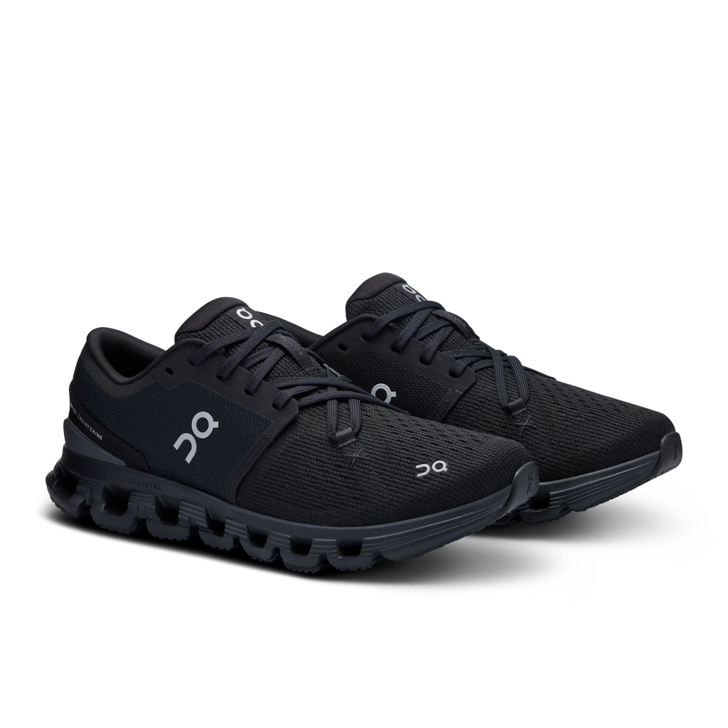 On - Tenis "Cloud X 4" - All Black (Mujer)