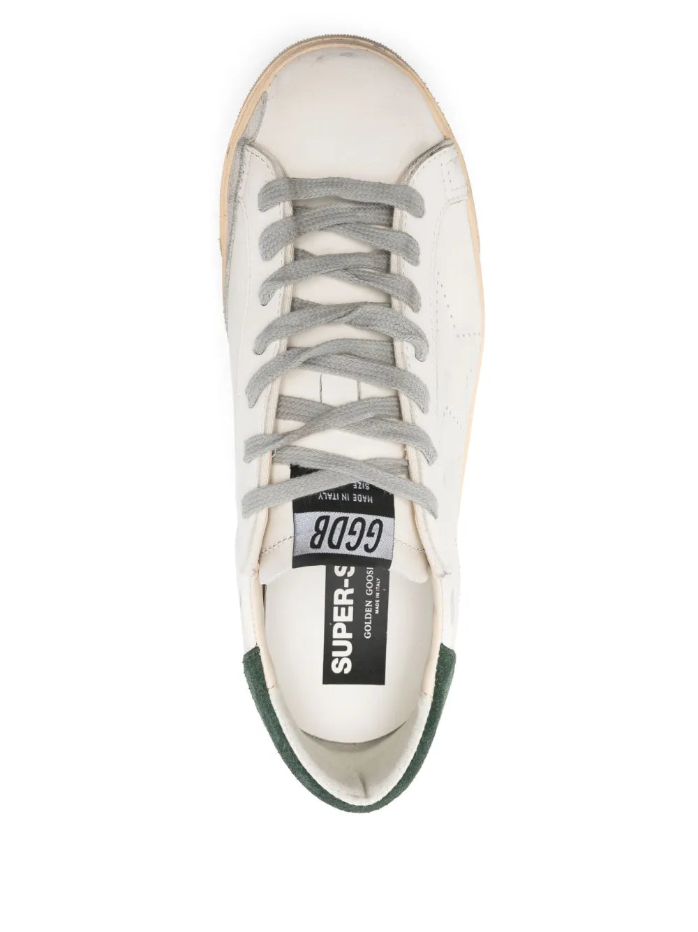 Golden Goose - Tenis "Superstar (White & Forest Green)" (Hombre)