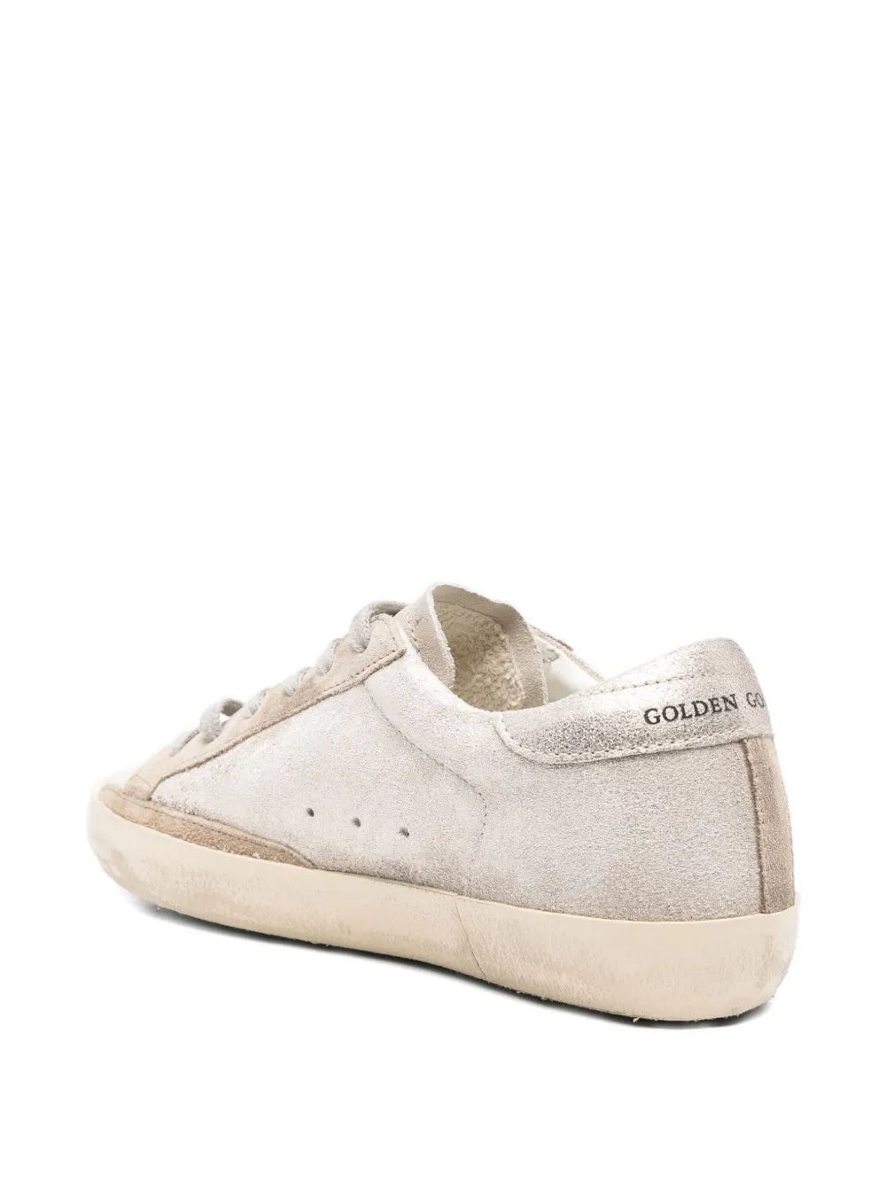 Golden Goose - Tenis "Superstar (White & Silver)" (Mujer)