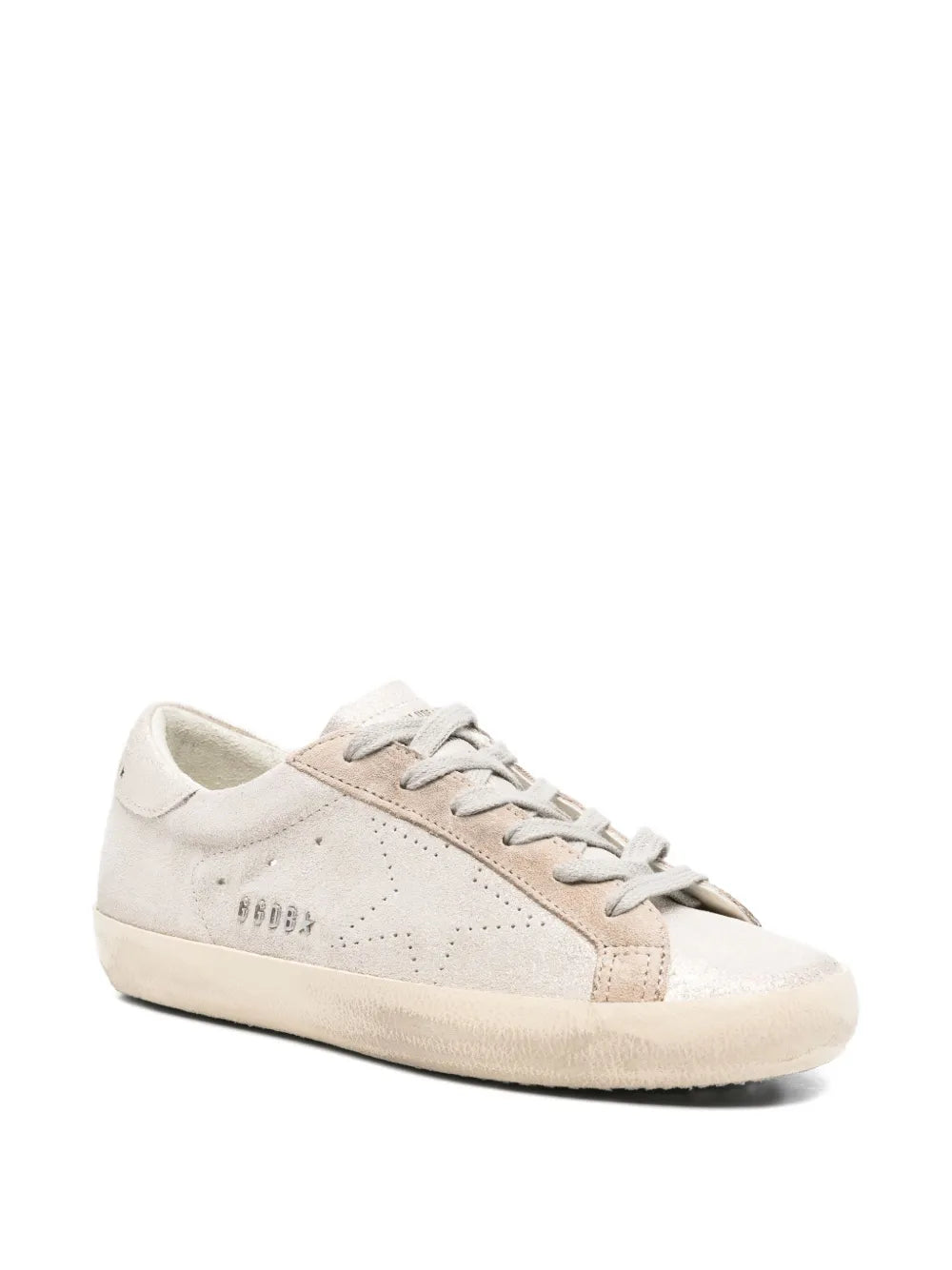 Golden Goose - Tenis "Superstar (White & Silver)" (Mujer)