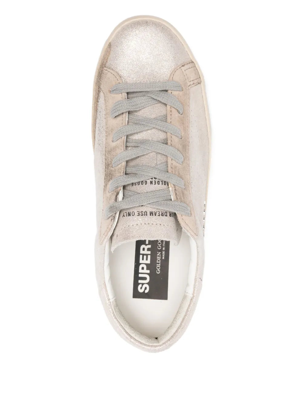 Golden Goose - Tenis "Superstar (White & Silver)" (Mujer)
