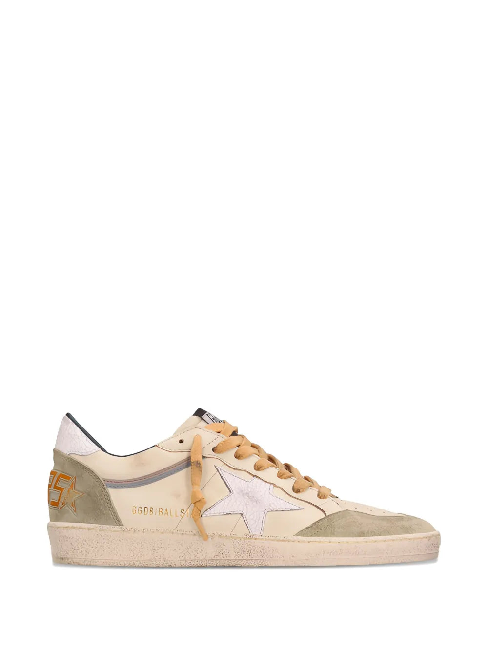 Golden Goose - Tenis "Ballstar (White & Sage Gray)" (Hombre)