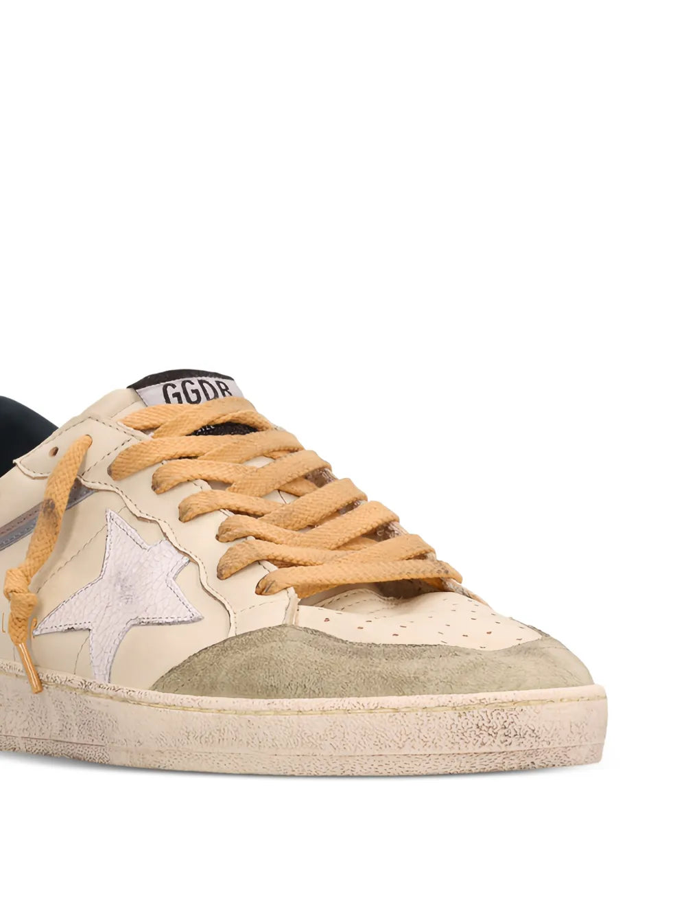 Golden Goose - Tenis "Ballstar (White & Sage Gray)" (Hombre)