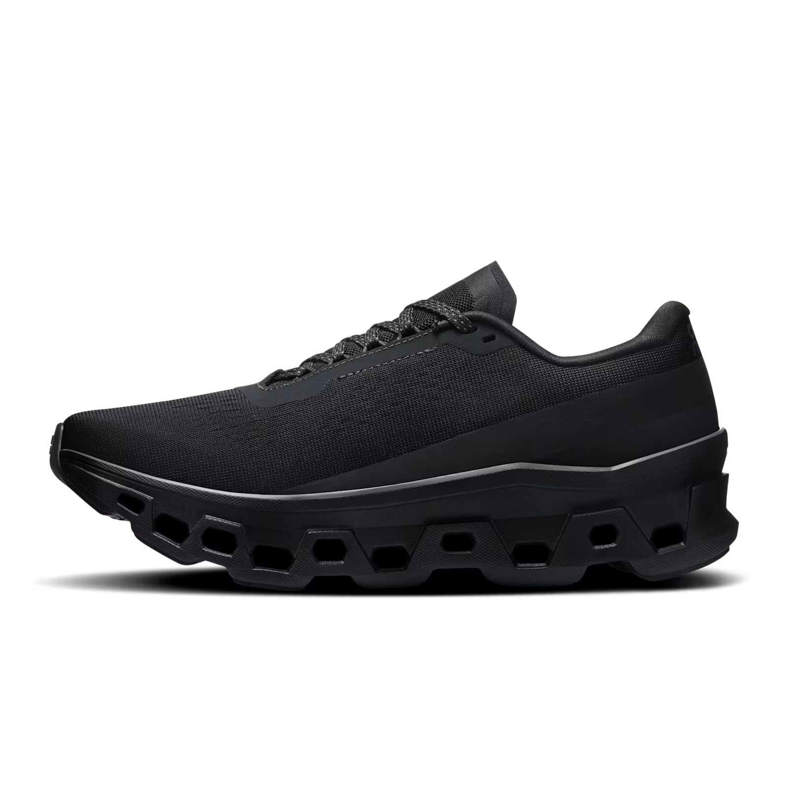 On - Tenis "Cloudmonster 1" - Triple Black (Mujer)
