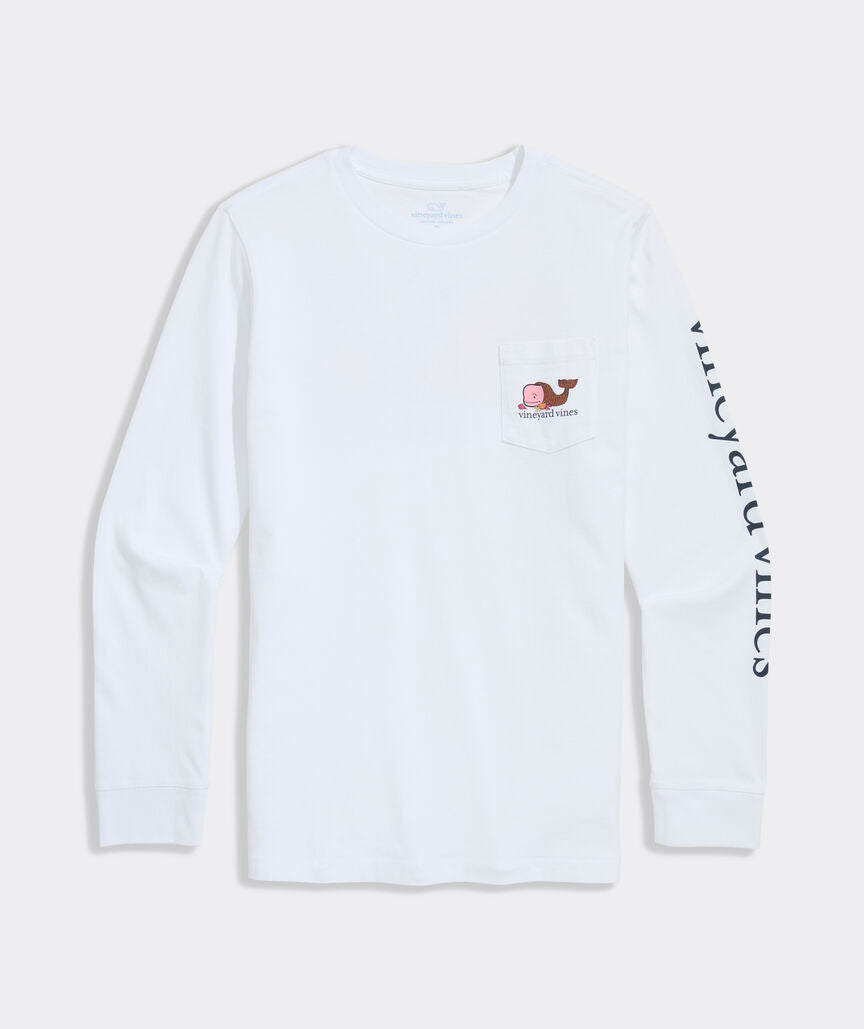 Vineyard Vines - Playera Manga Larga "Whale Cornucopia" (Hombre)
