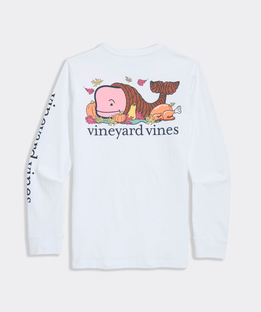 Vineyard Vines - Playera Manga Larga "Whale Cornucopia" (Hombre)