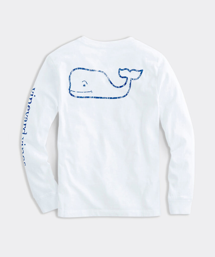 Vineyard Vines - Playera Manga Larga "Vintage Whale" (Kids)