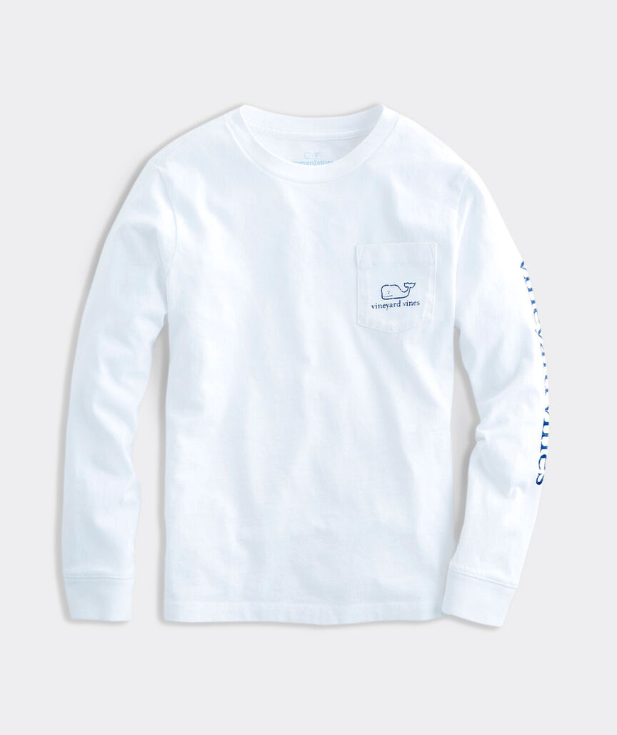 Vineyard Vines - Playera Manga Larga "Vintage Whale" (Kids)