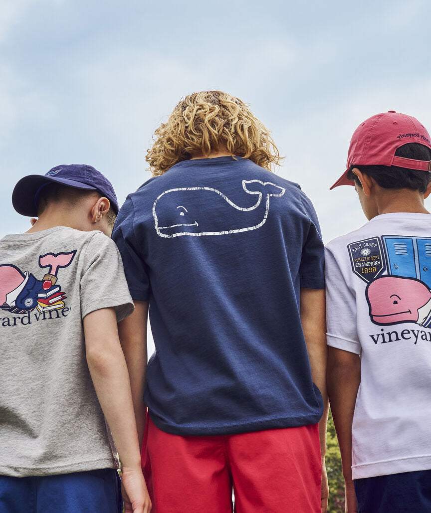 Vineyard Vines - Playera "Vintage Whale" (Kids)