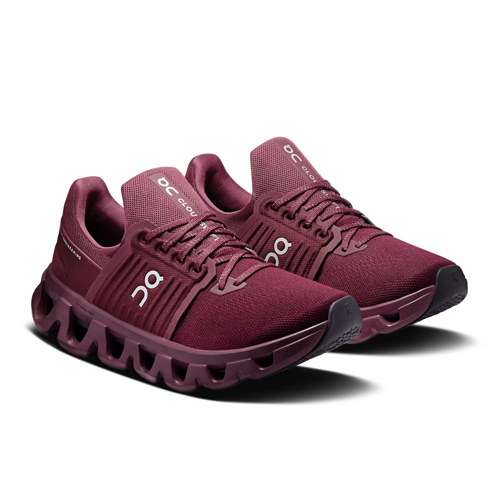 On - Tenis "Cloudswift 3" - Bordeaux (Mujer)