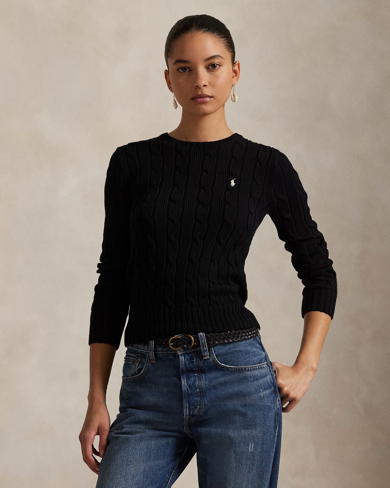 Polo Ralph Lauren - Suéter "Cable Knit Cotton" (Mujer)