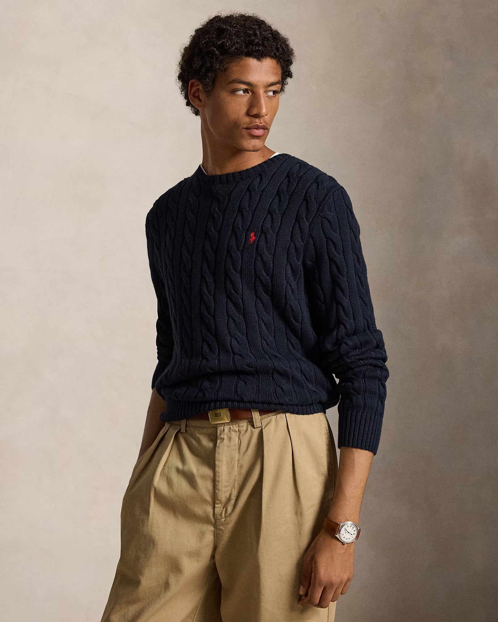 Polo Ralph Lauren - Suéter "Cable Knit Cotton" (Hombre)