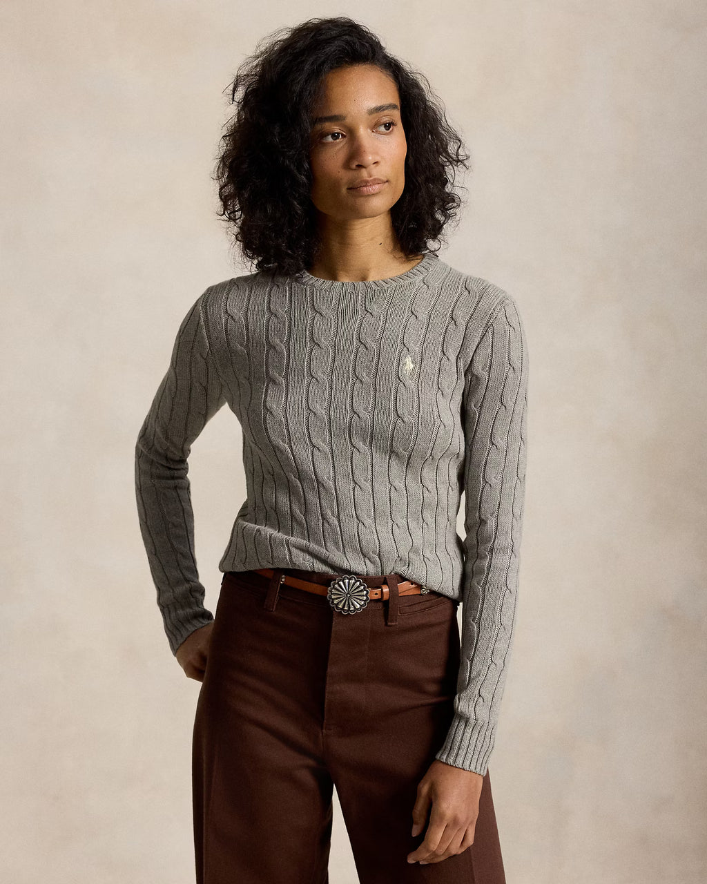 Polo Ralph Lauren - Suéter "Cable Knit Cotton" (Mujer)