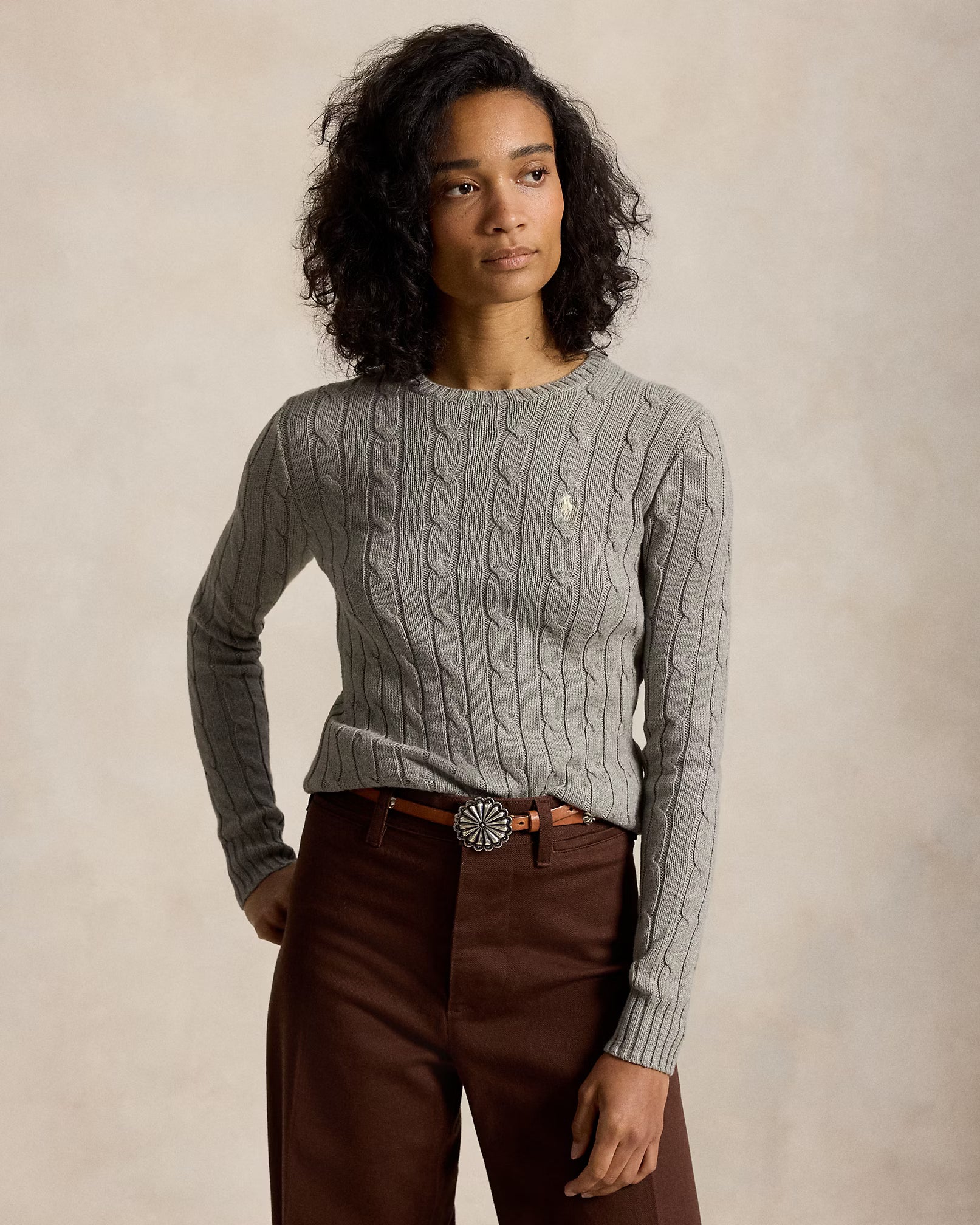 Polo Ralph Lauren - Suéter "Cable Knit Cotton" (Mujer)