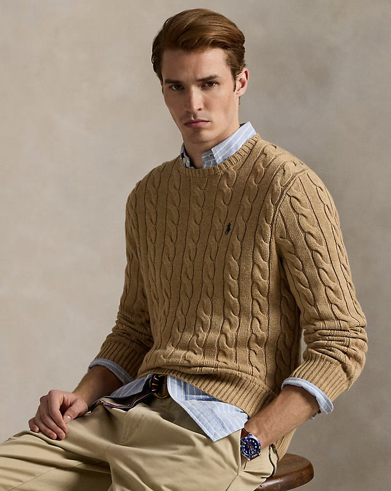 Polo Ralph Lauren - Suéter "Cable Knit Cotton" (Hombre)