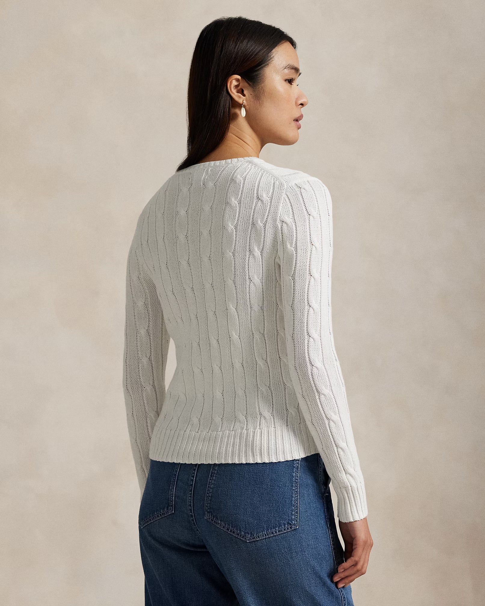 Polo Ralph Lauren - Suéter "Cable Knit Cotton" (Mujer)