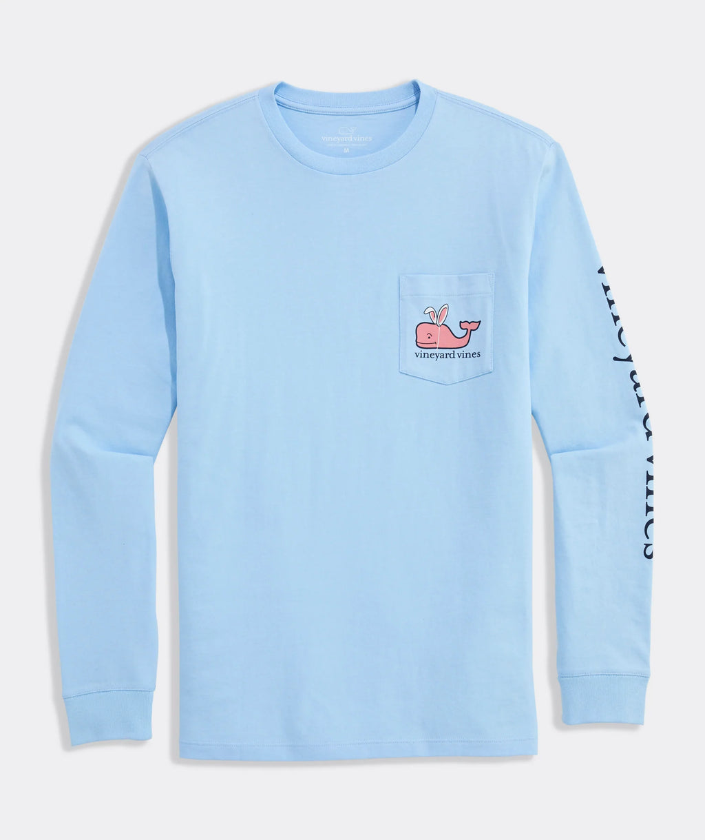 Vineyard Vines - Playera de Manga Larga "Easter Whale" (Hombre)