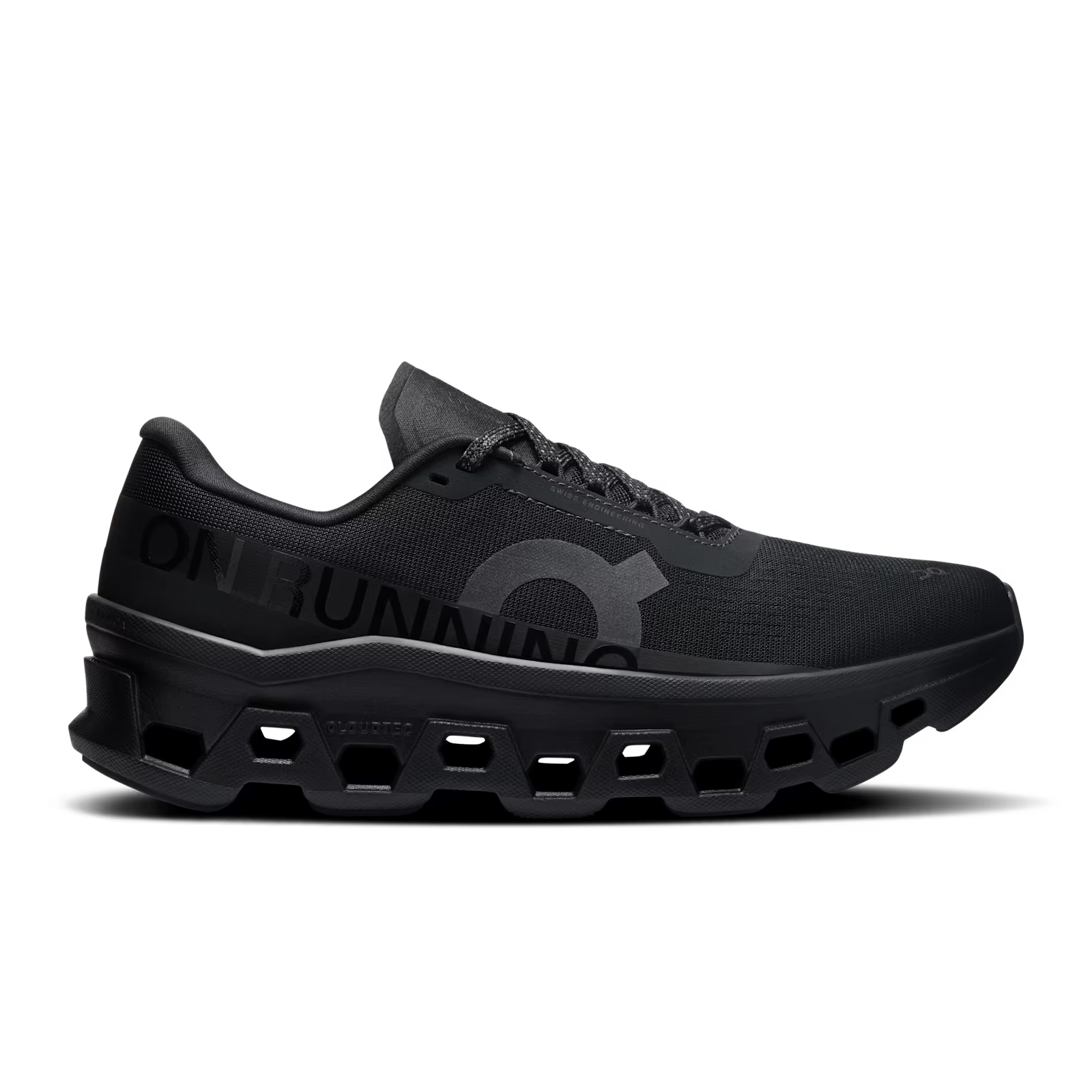 On - Tenis "Cloudmonster 1" - Triple Black (Mujer)