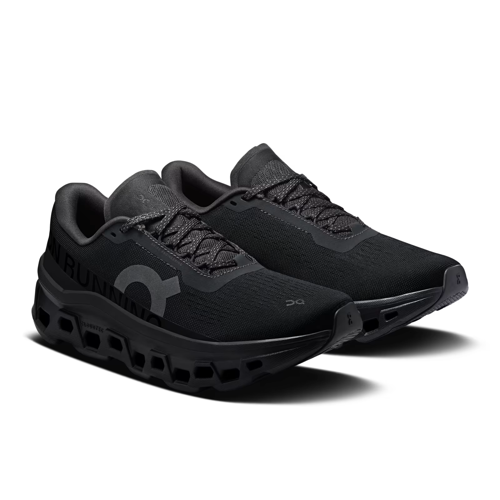 On - Tenis "Cloudmonster 1" - Triple Black (Mujer)