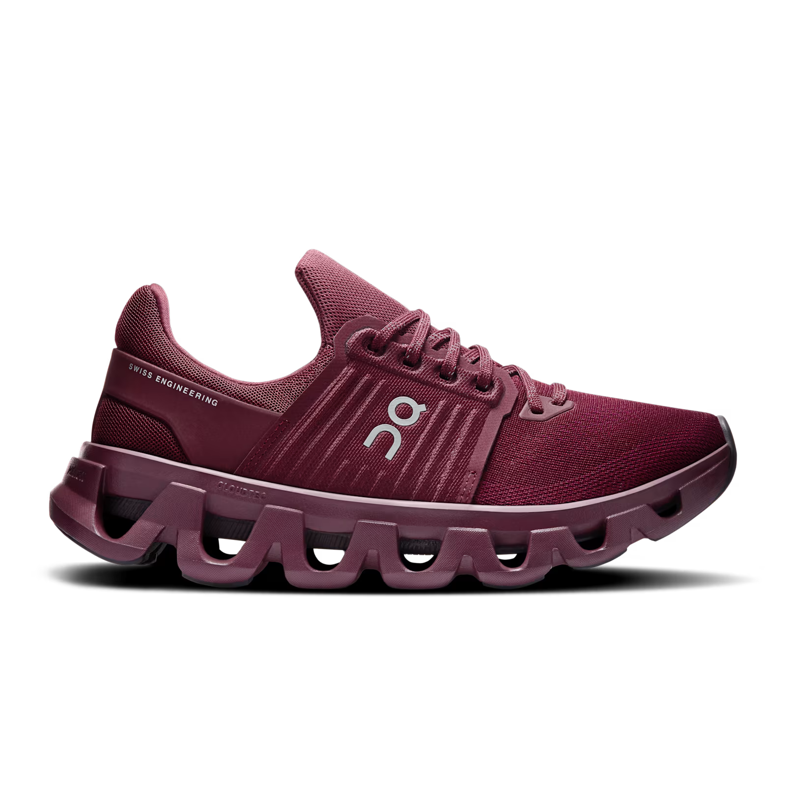 On - Tenis "Cloudswift 3" - Bordeaux (Mujer)