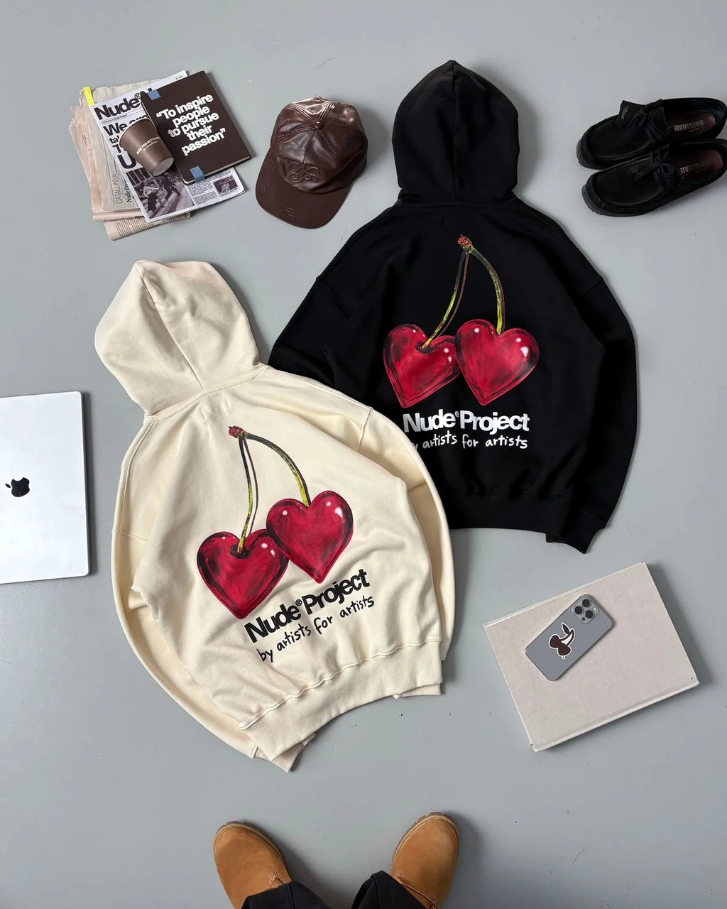 Nude Project - Hoodie "Juicy Cherry" (Unisex)