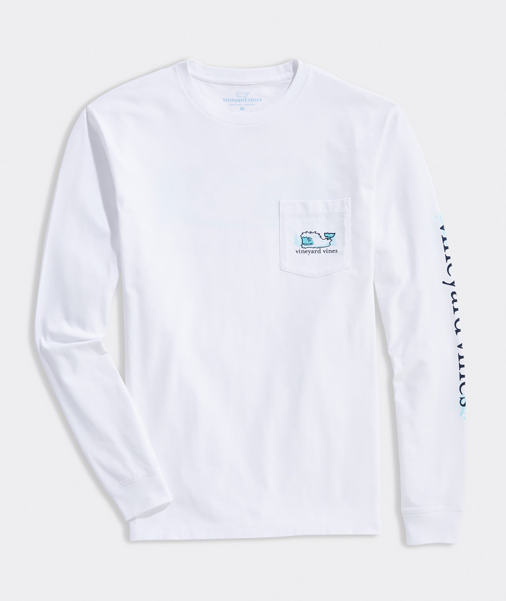 Vineyard Vines - Playera de Manga Larga "Yeti Whale Spotting" (Hombre)