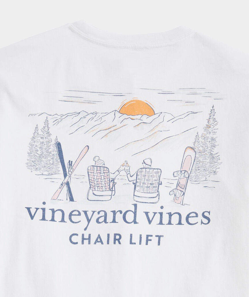 Vineyard Vines - Playera de Manga Larga "Chair Lift" (Hombre)
