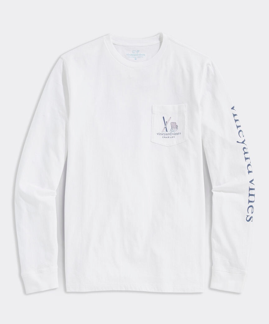 Vineyard Vines - Playera de Manga Larga "Chair Lift" (Hombre)
