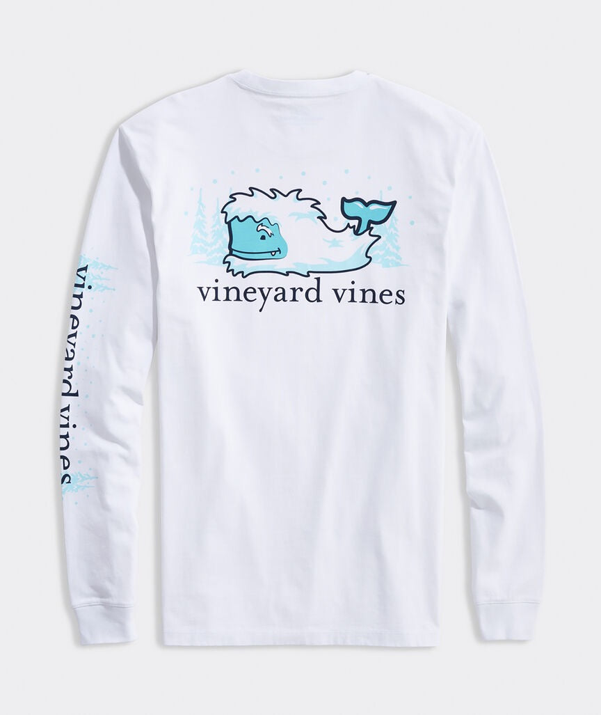 Vineyard Vines - Playera de Manga Larga "Yeti Whale Spotting" (Hombre)