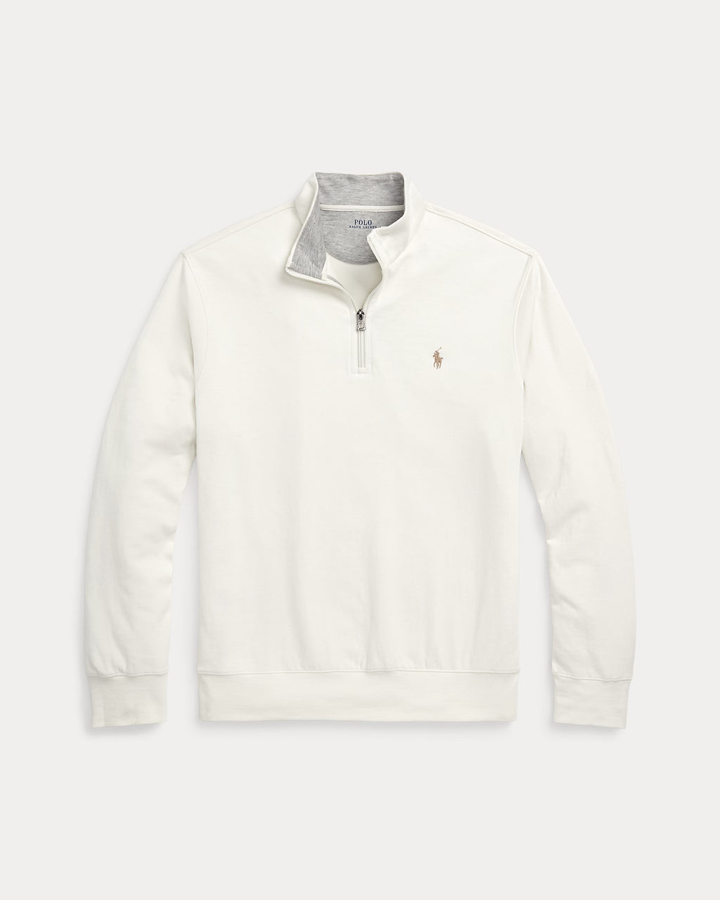 Polo Ralph Lauren - Suéter "Luxury Jersey Quarter-Zip Pullover" (Hombre)