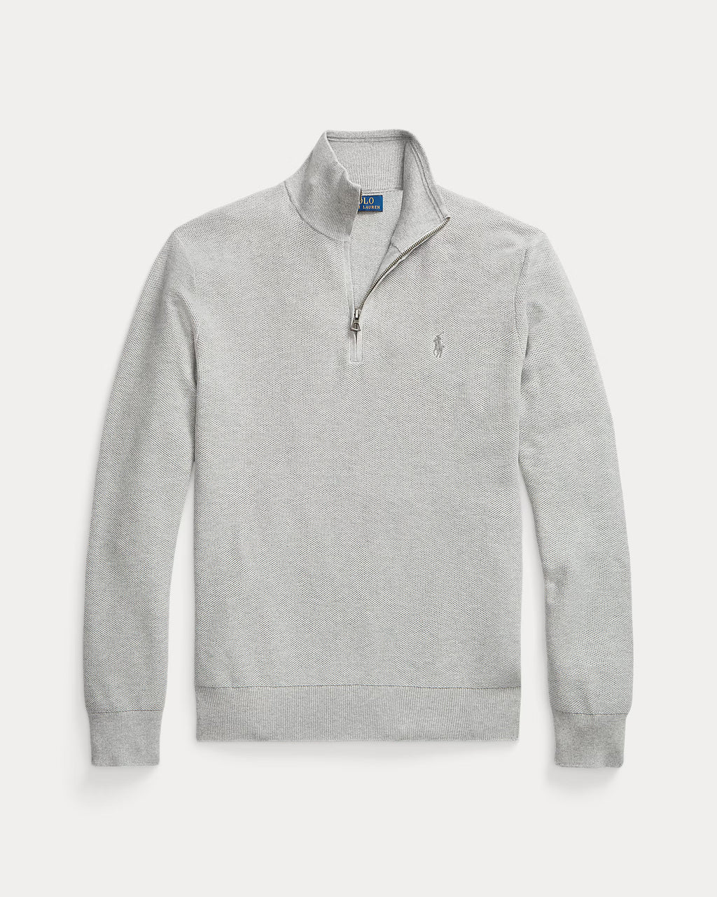 Polo Ralph Lauren - Suéter "Mesh-Knit Cotton Quarter-Zip" (Hombre)