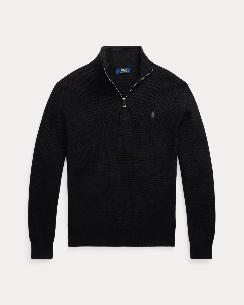 Polo Ralph Lauren - Suéter "Mesh-Knit Cotton Quarter-Zip" (Hombre)