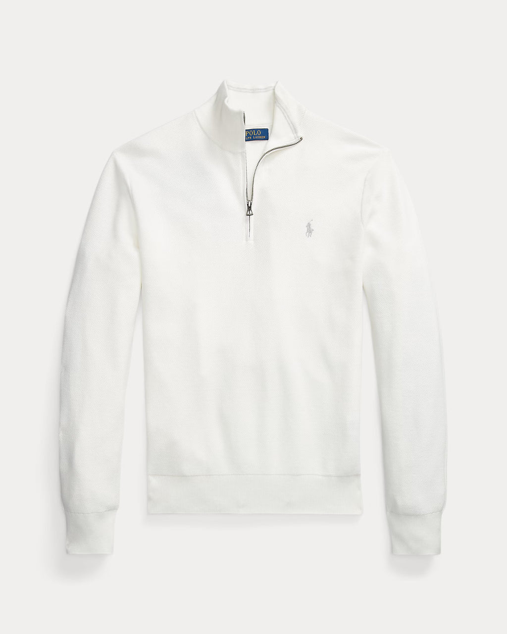 Polo Ralph Lauren - Suéter "Mesh-Knit Cotton Quarter-Zip" (Hombre)