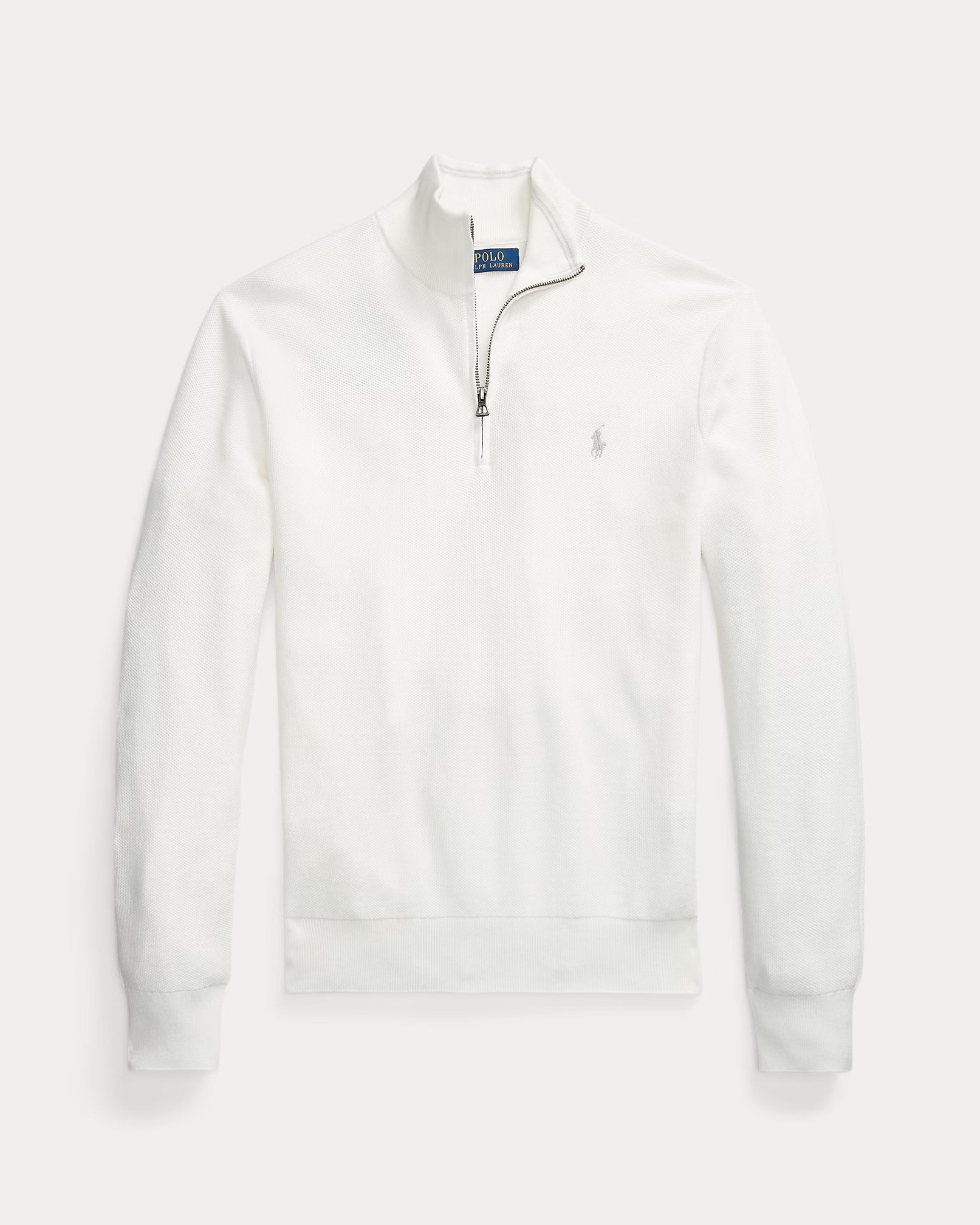 Polo Ralph Lauren - Suéter "Mesh-Knit Cotton Quarter-Zip" (Hombre)