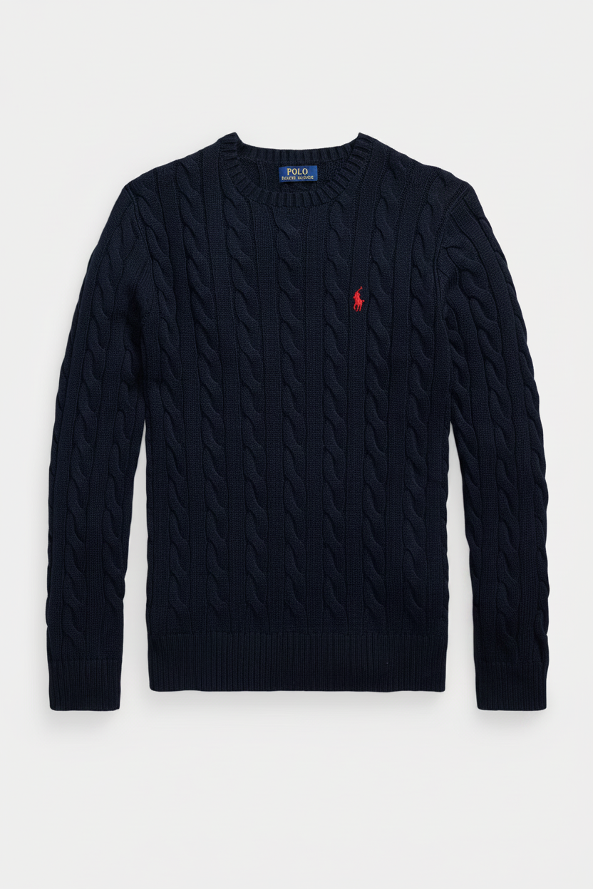 Polo Ralph Lauren - Suéter "Cable Knit Cotton" (Hombre)