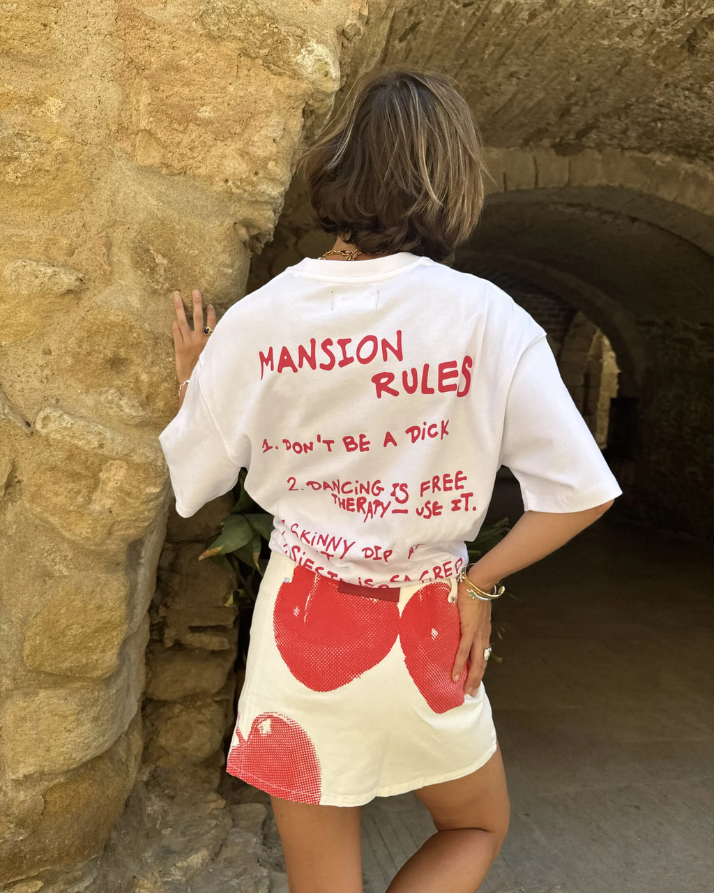 Nude Project - Playera "Mansion Rules" (Unisex)