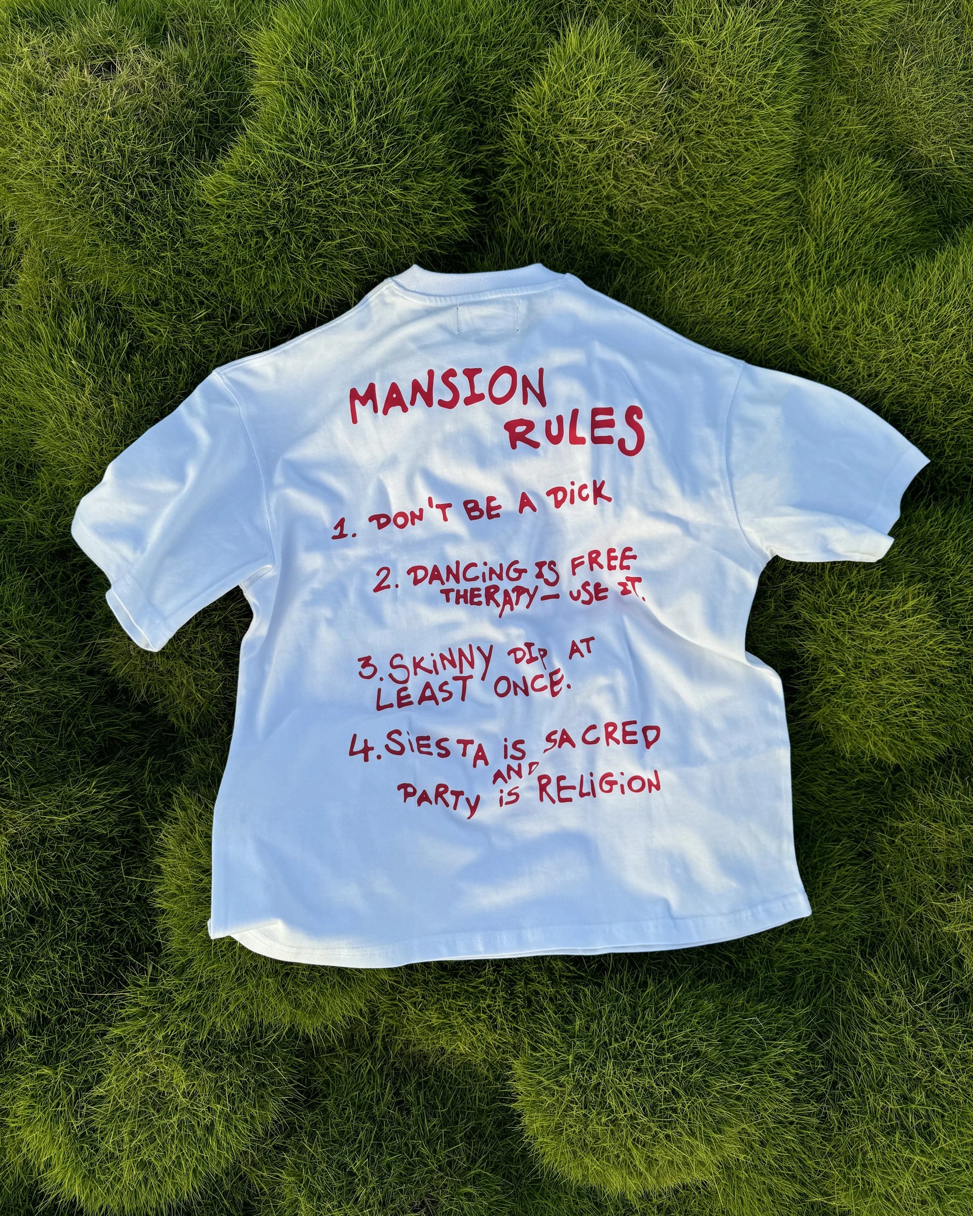 Nude Project - Playera "Mansion Rules" (Unisex)