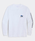 Vineyard Vines - Playera de Manga Larga "Snowboard Whale" (Hombre)