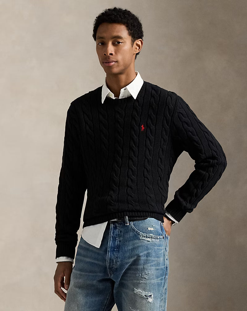 Polo Ralph Lauren - Suéter "Cable Knit Cotton" (Hombre)